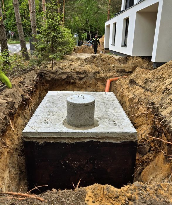 SZAMBO zbiornik betonowy na deszczówkę tanio z wykopem Wołomin