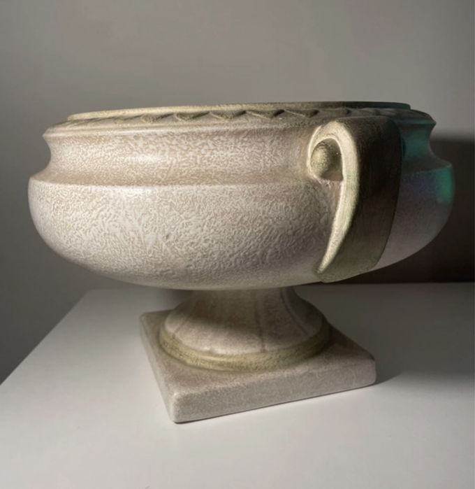 Pote decorativo beje