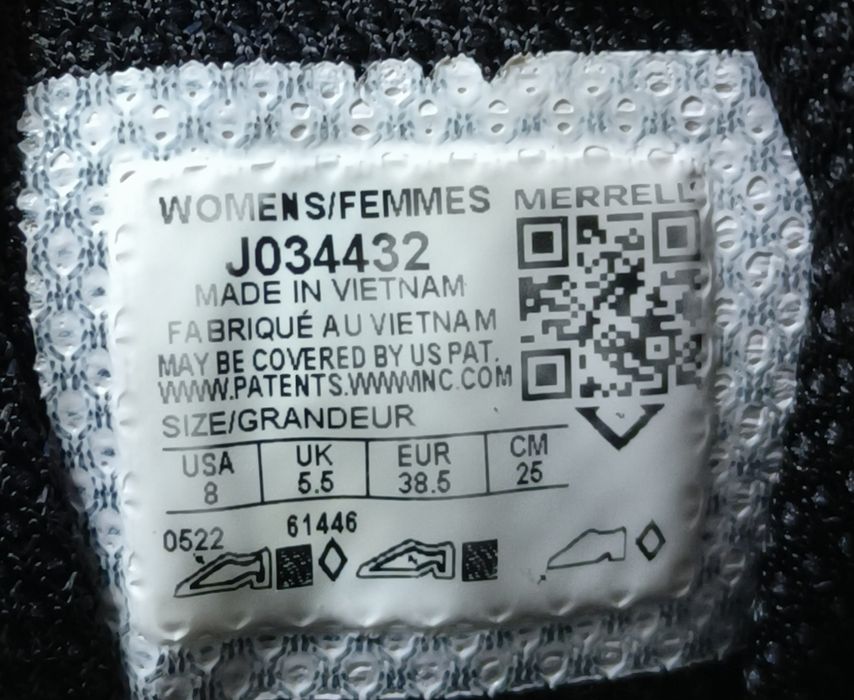 Кросівки спортивні трекінгові Merrell Siren Edge 3 Vibram 38.5р