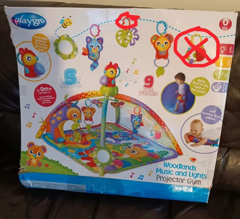 Tapete de atividades da Playgro