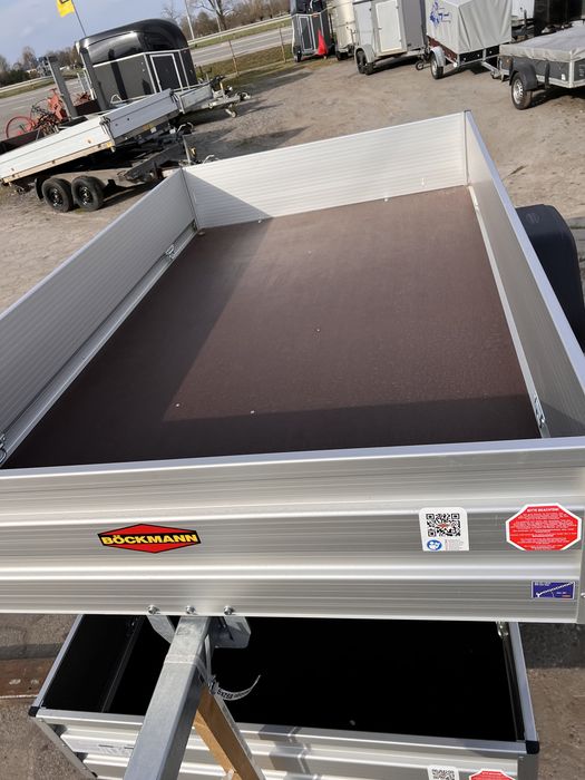 Böckmann przyczepa lekka  1.30x2,5m aluminiowa lekka Fabrycznie NOWA