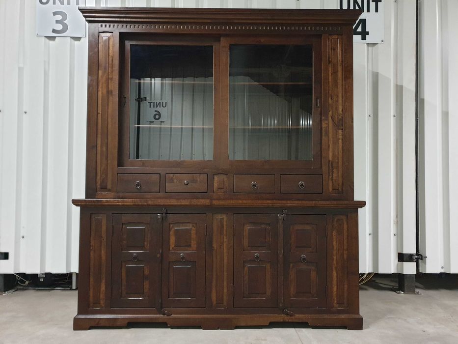 Witryna kredens biblioteczka kolonialna Palisander Indyjski. Dostawa.