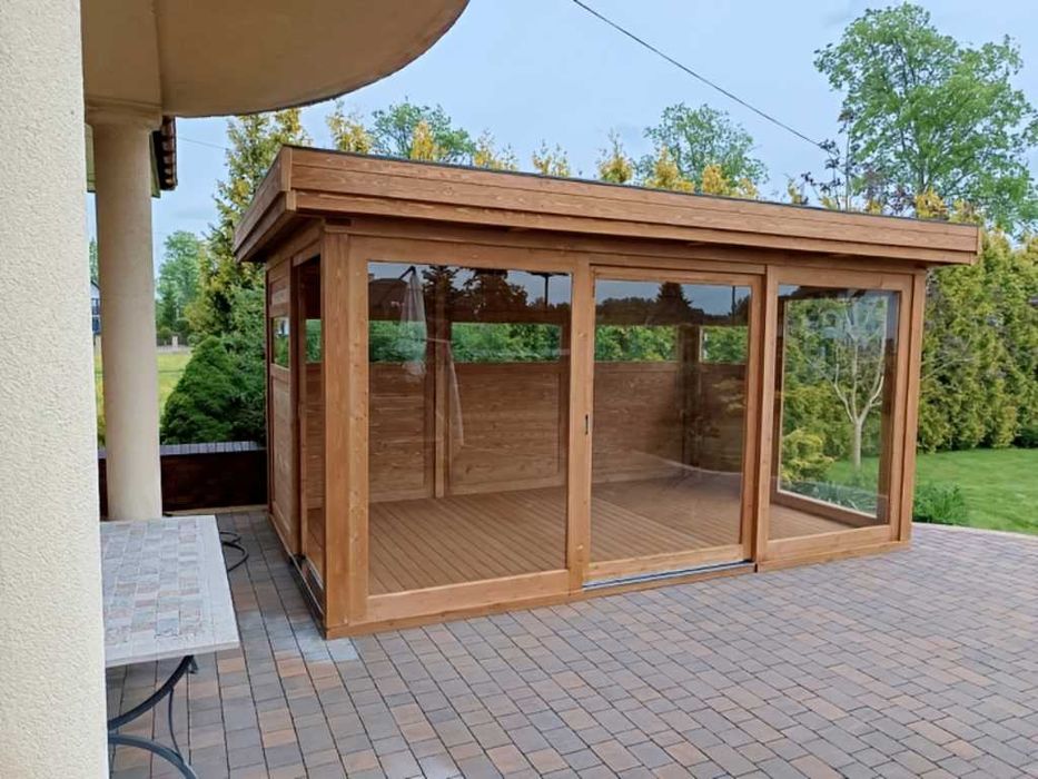 ALTANA 21 3x4,8m Szklana +Podłoga Blacha Rynny Prosto od PRODUCENTA