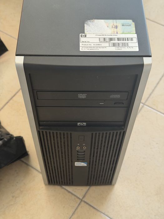 HP Compaq 8000 Elite CMT - caixa com fonte de alimentação