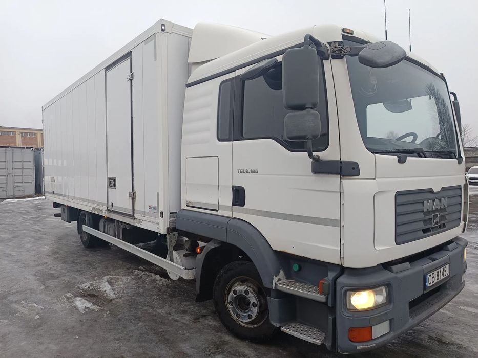 MAN TGL8.180  Cena BRUTTO Kabina Sypialniana + Kontener panoramiczny z 2014r EURO 4