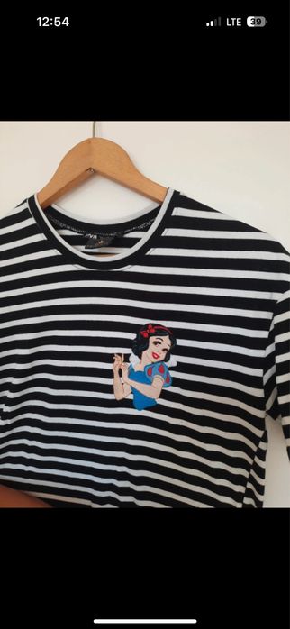 Tshirt w paski Disney ZARA