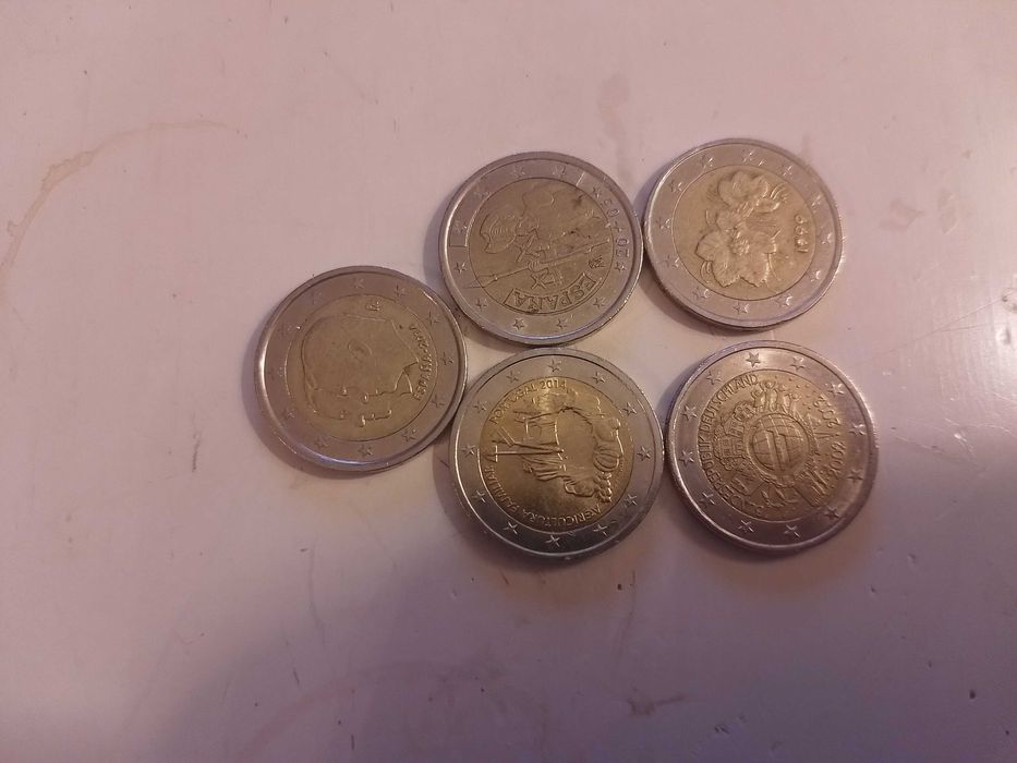 Moedas de 2€ comemorativas raras