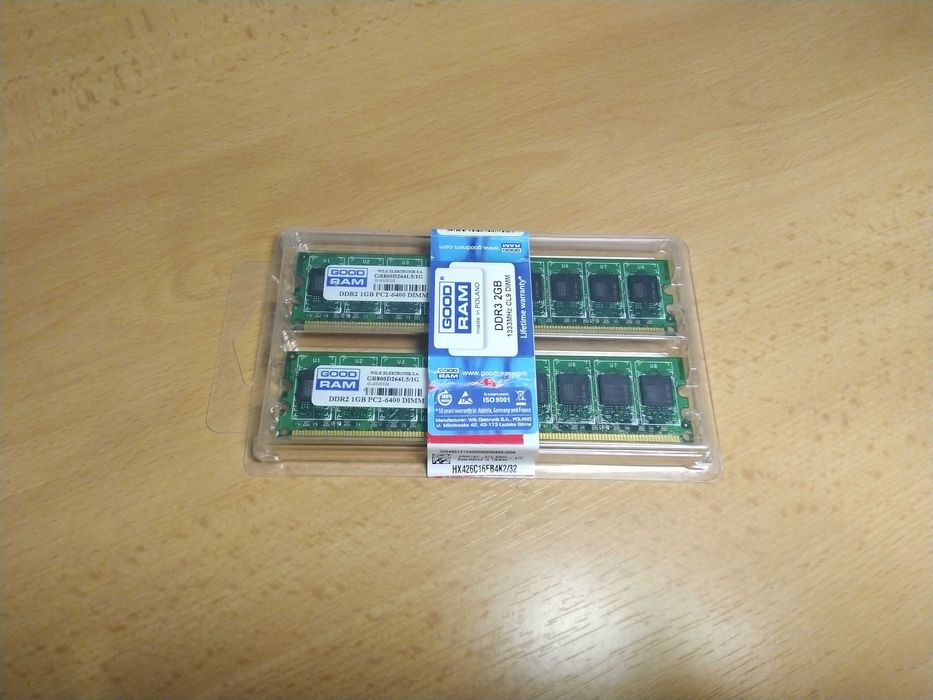 Пам'ять GOODRAM DDR2 2Gb PC2-6400 DIMM – 2шт.