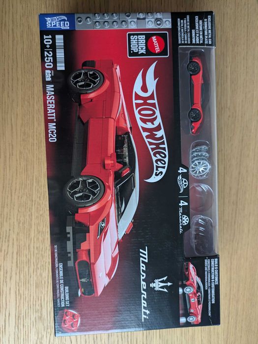 Hot Wheels Maserati MC20 klocki
Hot Wheels Maserati MC20 klocki