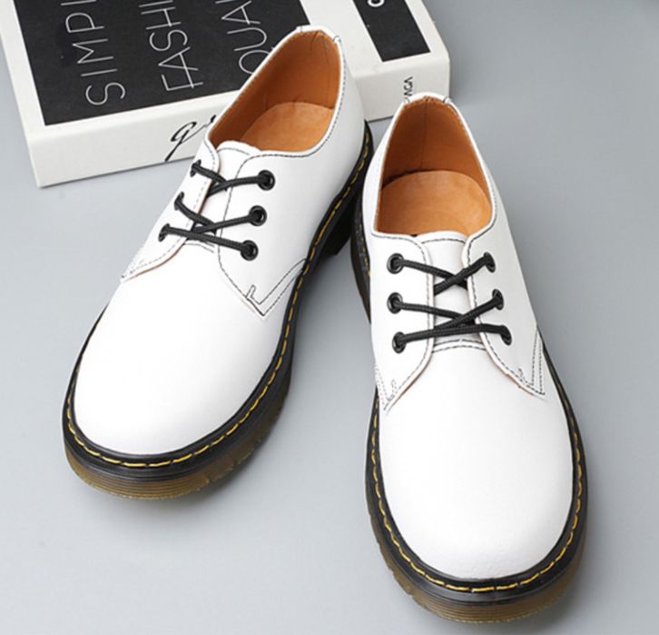 Półbuty glany mokasyny derby eleganckie  obuwie unisex jak martensy