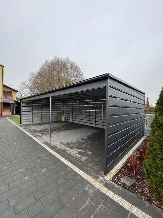 Garaż blaszany wiata garażowa 9x5m