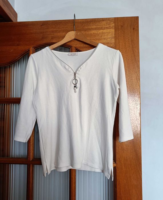 Bluzka rękawy 3/4 orsay