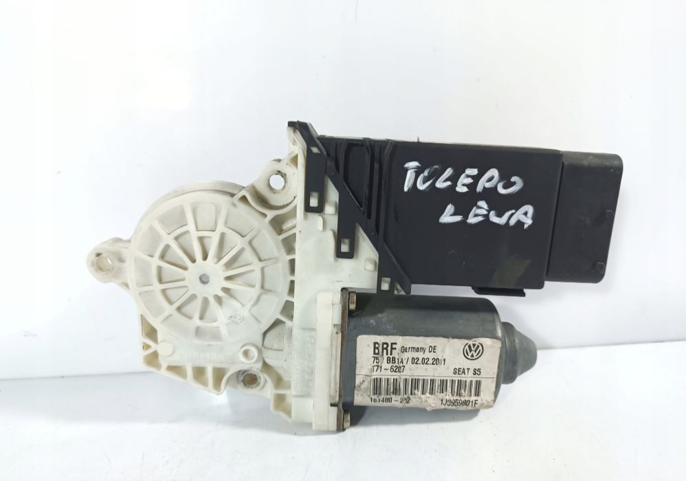 Seat Toledo 2 II 98-06 SILNICZEK SZYBY lewy przód OE 1J0959801F