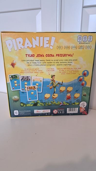 Gra Piranie. Wydawnictwo NK. Jak nowa