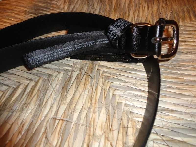Cinto preto Massimo Dutti