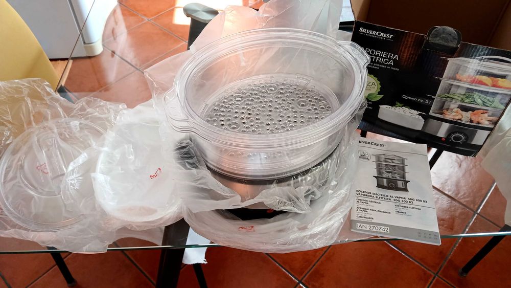 Vaporeira eléctrica nova