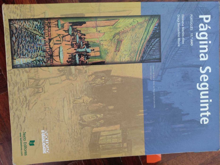 Livros escolares de diferentes anos de ensino e disciplinas