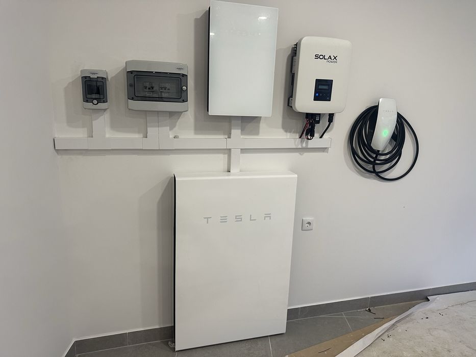 Tesla powerwall e paineis Fotovoltaico