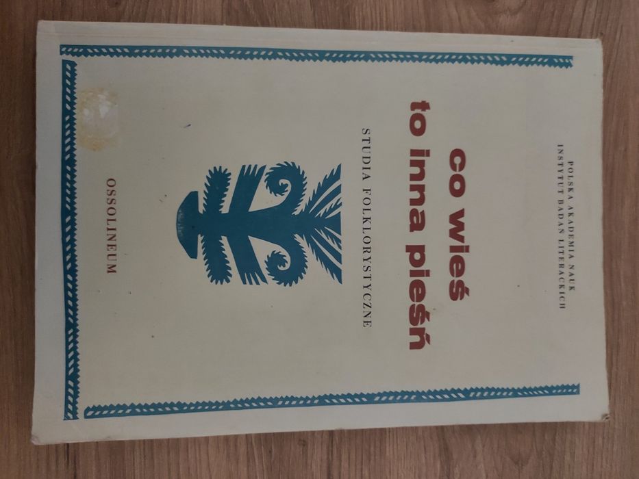 książka co wieś to inna pieśń stara 1975