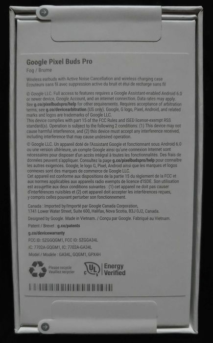 Google Pixel Buds Pro  беспроводные блютуз наушники