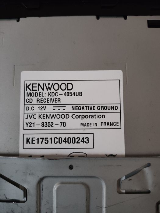 Автомагнітола Kenwood KDC-4054UB CD/MP3/USB/FM