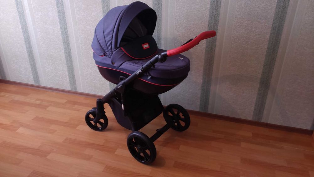 Коляска 2 в 1 Mioobaby Zoom Urban Navy/Red (Міобебі Зум)