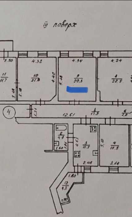 Комната в комун квартире (разделена на две студии) центр