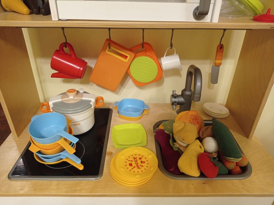 IKEA DUKTIG Kuchnia dla dzieci do zabawy brzoza 72x40x109