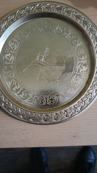 Patera "Lodołamacz atomowy Lenin" UNIKAT