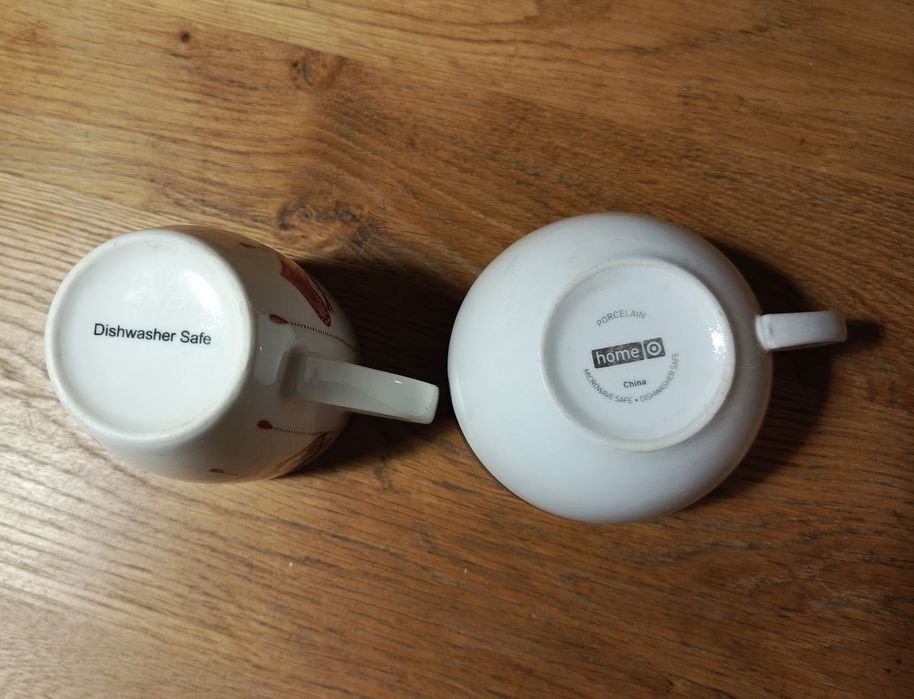 2 kubki ceramiczne