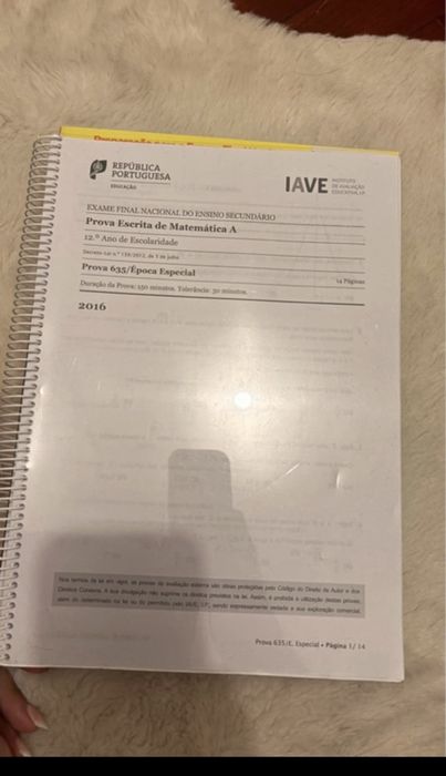 3 livros exames preparação + exames matemática