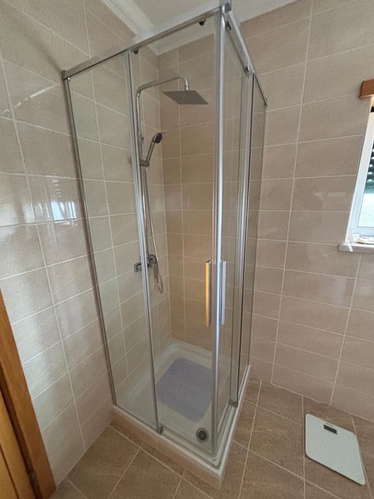 Cabine de duche em vidro temperado