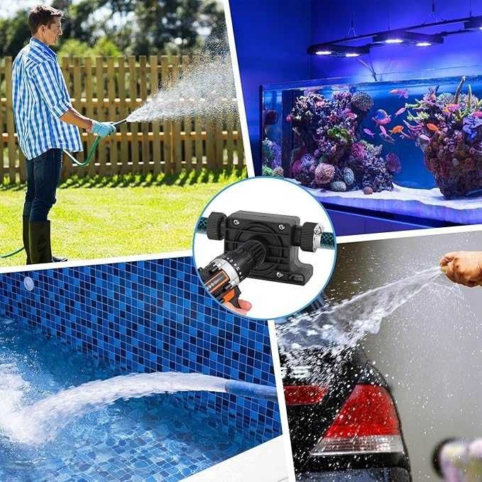 Pompka na WIERTARKĘ WKRĘTARKĘ POMPA do WODY i Płynów Cieczy Wydajna