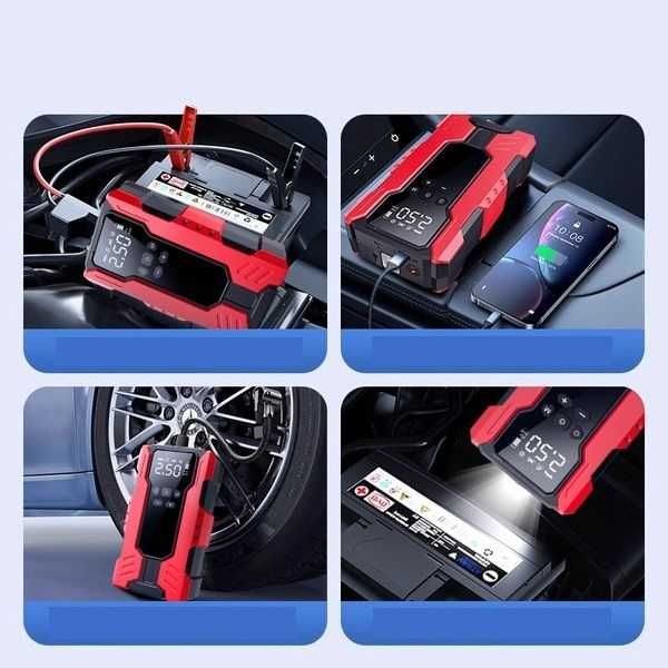 Пуско-зарядное устройство Бустер с компрессором Redline 39800mAh,1800A