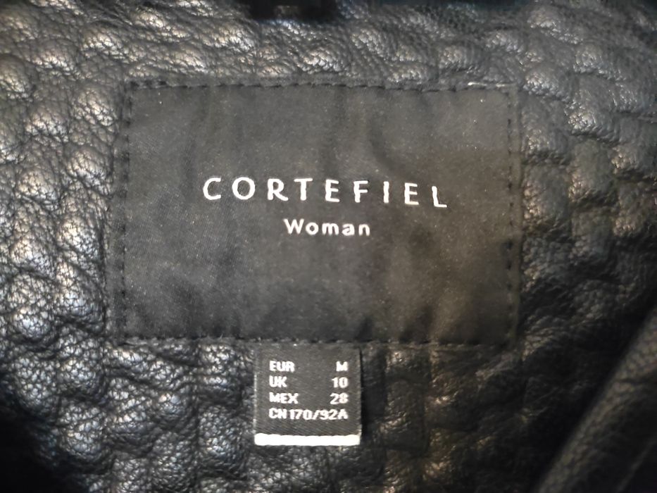 Casaco de pele sintética Cortefiel