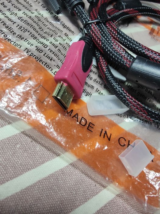 Kabel dvi- HDMI 1,5 m full HD gold