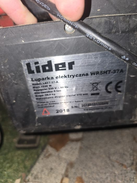 Łuparka lider 5t 1.5kw
