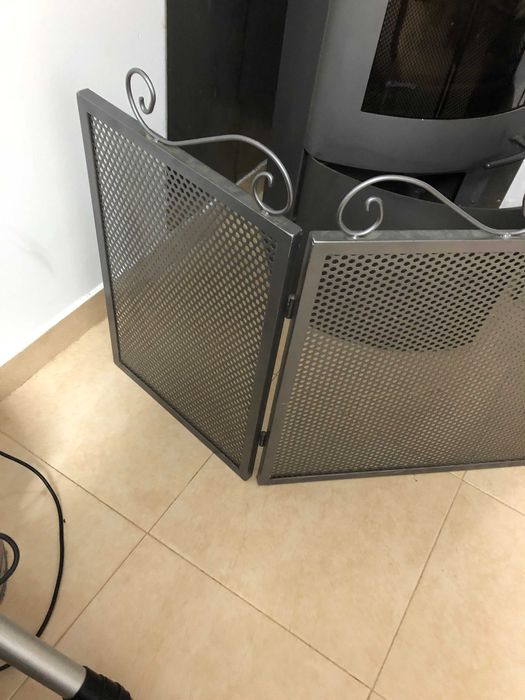 Resguardo / proteção de lareira em inox