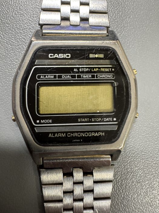 Zegarek Casio SA-50G vintage LCD moduł 145 bardzo cienki- niesprawny