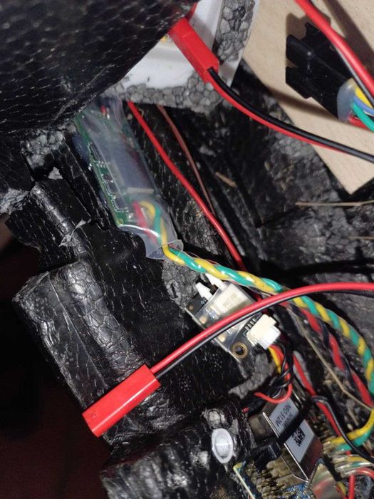 FPV самолет после неудачной посадки