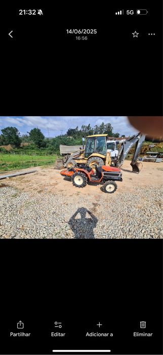 Reboque como novo para mini trator