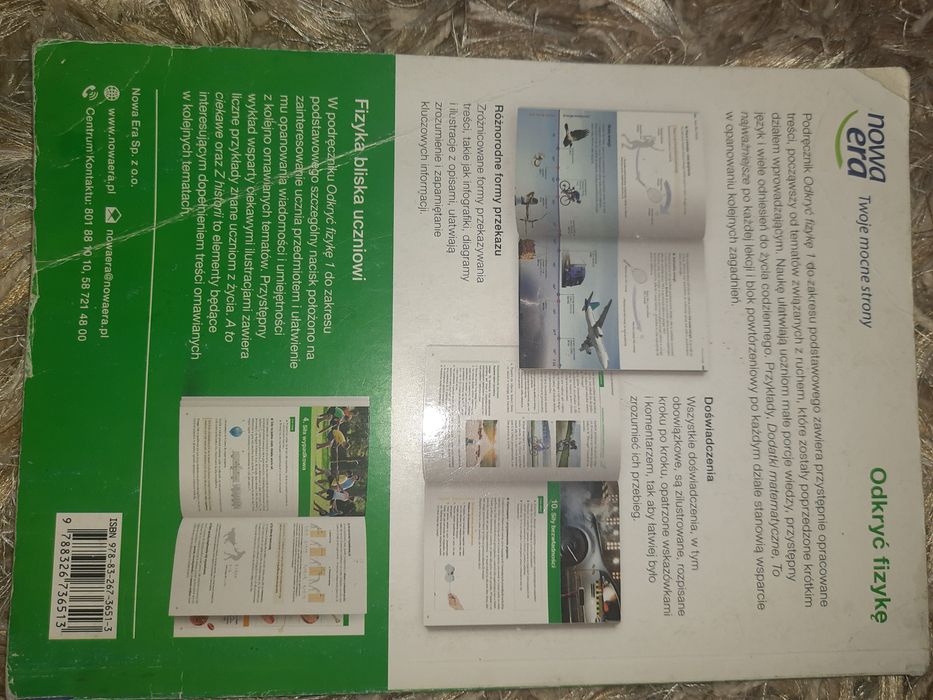 Odkryć fizykę I, podręcznik dla liceum i technikum