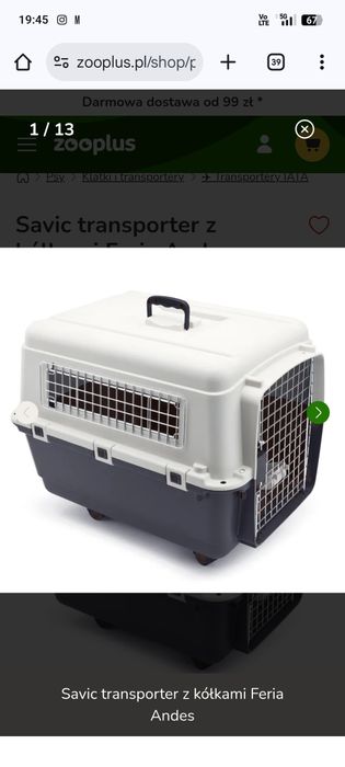 Transporter dla zwierząt