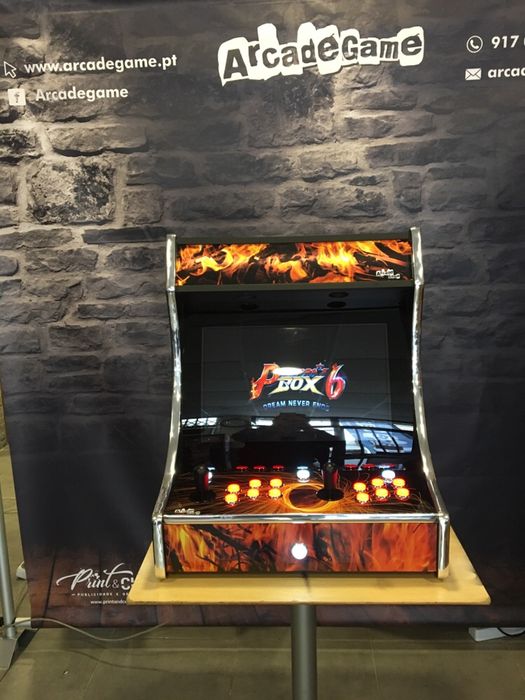 Maquina de jogos Arcade Bartop 9800 jogos