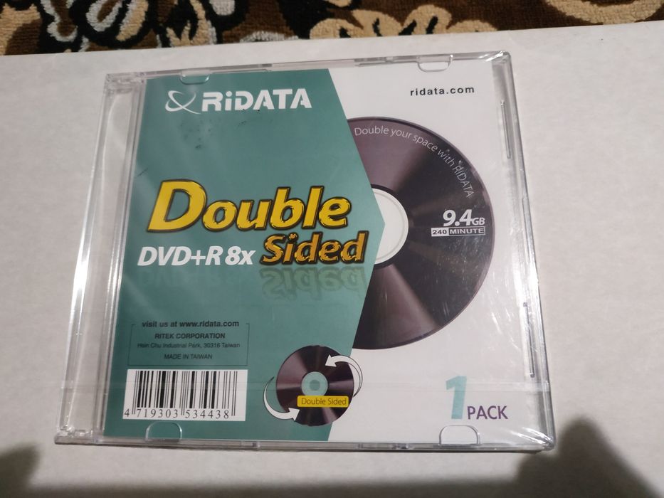 その他 Rewired [DVD] [Import] Ridata Double Sided DVD+R 8x 9.4GB.Новый запечатанный.: 90 грн