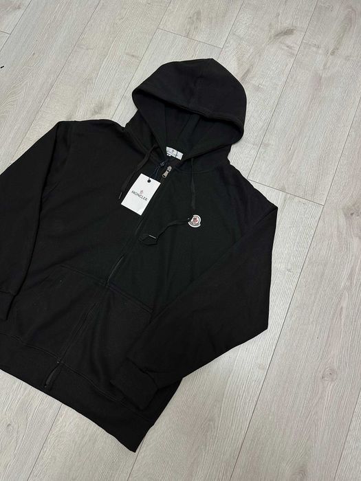 Zip Hoodie M.ncler нова кофта на замку монклер чорна кофта на замку з капішоном