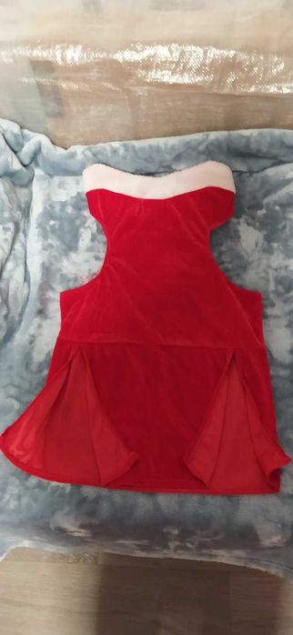 Новогоднее эротическое женское платье.