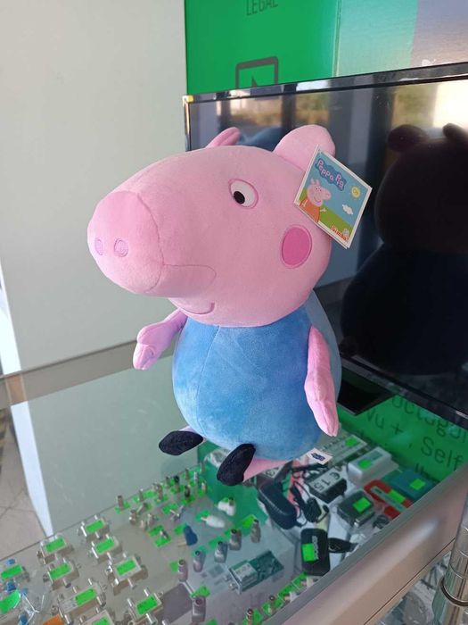 Novidade:Peluche George Peppa Pig 40cm(31cm sentado)