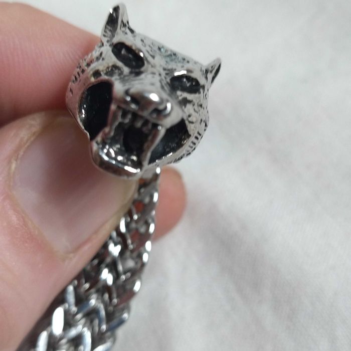 Байкерський браслет "Вовча Сила" WolfBracelet, нержавіюча сталь