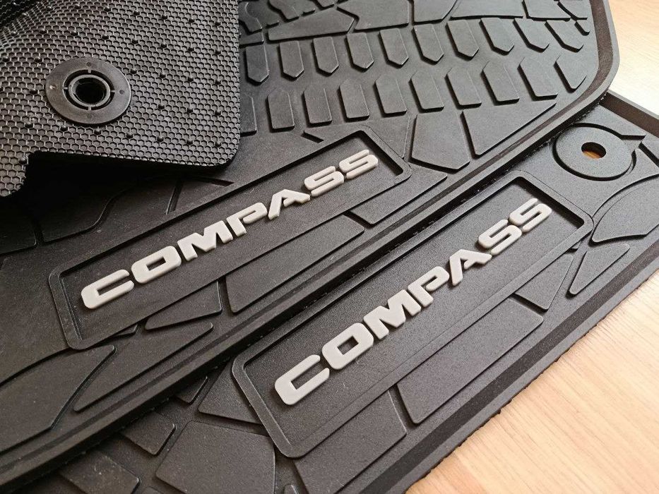 Ковры в салон Коврики салона Jeep Compass Джип Компас 2017+ OEM Style